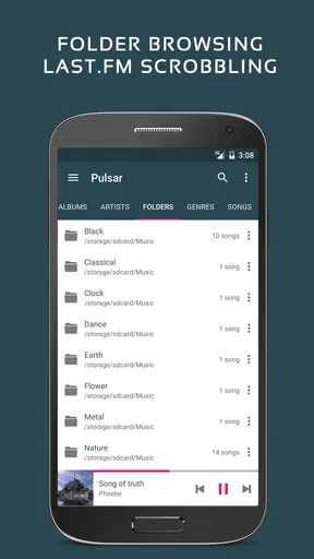 Pulsar 音楽プレーヤー