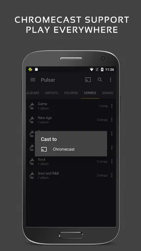 Pulsar 音楽プレーヤー