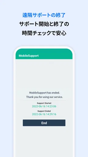 遠隔サポート – RemoteCall