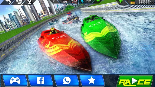 Speed Boat Crash Racing