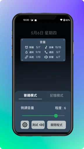 音量微調整ヘルパー: 音量を下げたり上げたりできます