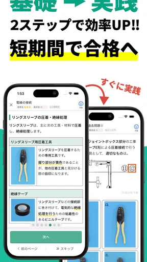 電気工事士2種:ゼロから学べる第二種電気工事士の基礎+過去問
