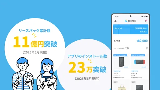 cashari（カシャリ）-リースバックでスマートに資金調達