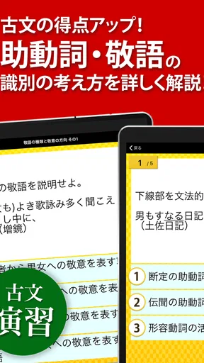 古文・漢文（古文単語、古典文法、漢文）