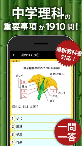 中学理科 - 中学生の勉強アプリ