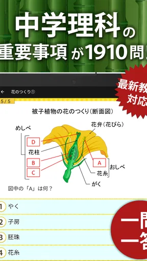 中学理科 - 中学生の勉強アプリ
