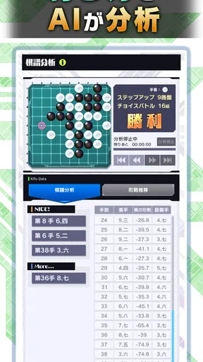 囲碁シル　初心者でもAIナビのサポートで楽しい囲碁ゲーム