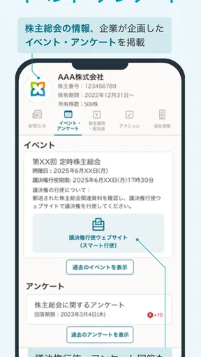 株主パスポート