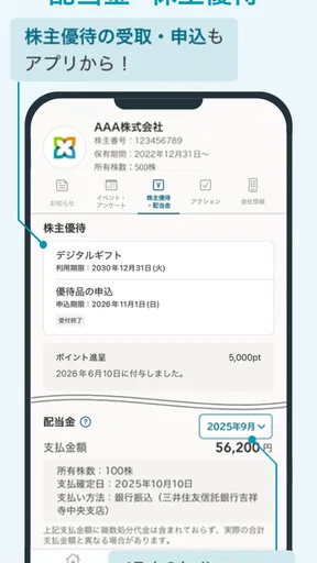 株主パスポート