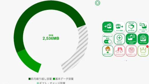 mineoアプリ