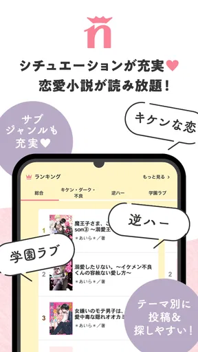 野いちご 女子向け恋愛小説