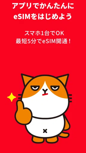 Y!mobile eSIMかんたん開通
