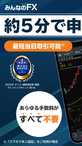みんなのFX - 為替レートがひと目で分かる!