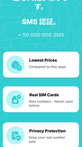 SimCode - SMS仮想番号