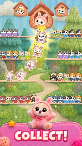Cutie Sort: 猫 ソートパズル