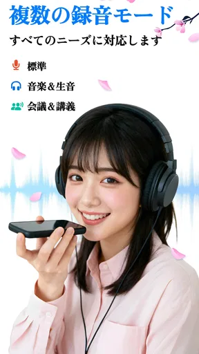 ボイスレコーダー: 簡単ボイスメモ, 音声録音
