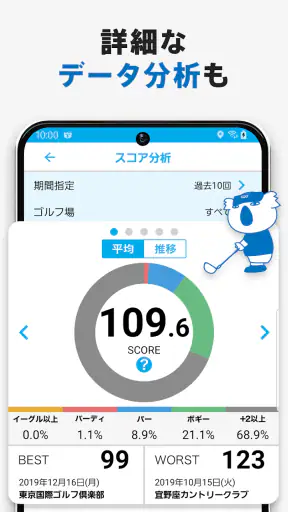 GDOスコア-ゴルフスコア管理・分析アプリ