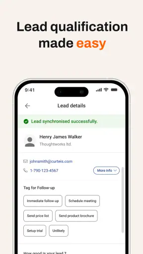 RX Lead Manager App