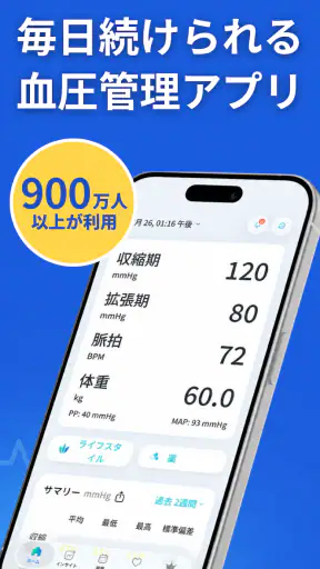 SmartBP - 血圧測定値を記録|シンプルな高血圧管理
