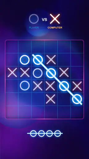 Tic Tac Toe XO (三目並べ ) - まるばつ