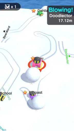 スノーボール.io - 雪玉の爽快なバトルゲーム