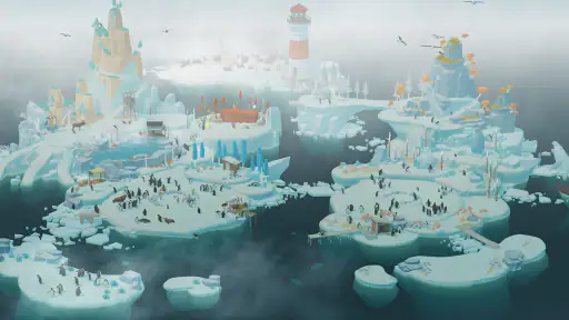 ペンギンの島