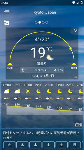 天気予報