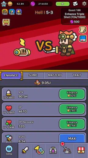 放置系RPG!スライム伝説 - モンスター バトル
