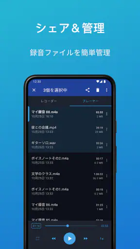 簡単ボイスレコーダー