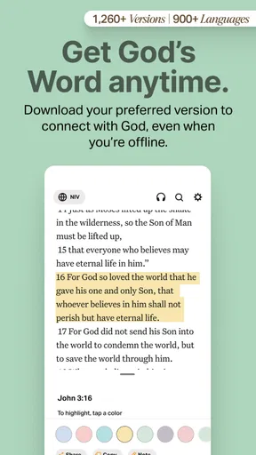 Holy Bible Offline NIV KJV App