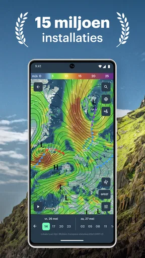 Windy.app: Weer, wind en radar