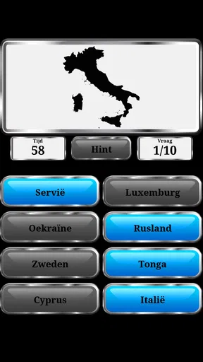 Wereld Geografie - Quiz Spel