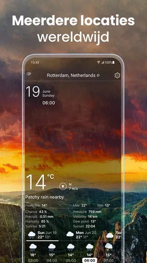 Weer Live° - Weerbericht