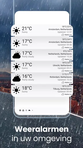 Weer Live° - Weerbericht