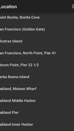Tide Table Chart