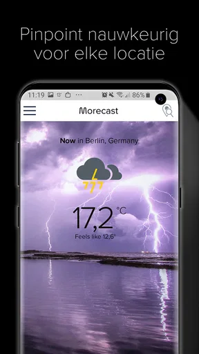 Weer & Weerradar - Morecast