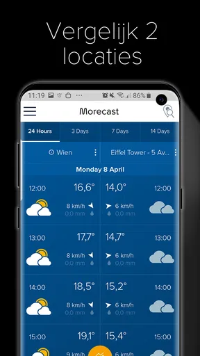 Weer & Weerradar - Morecast