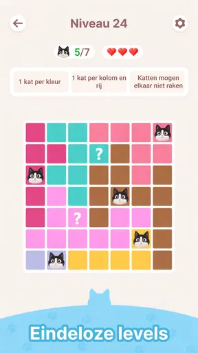 Meowdoku: Breinpuzzels