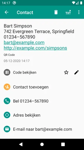 QR- en barcodescanner