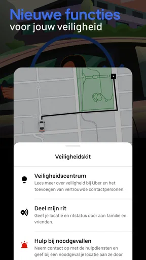Uber - Vraag een rit aan