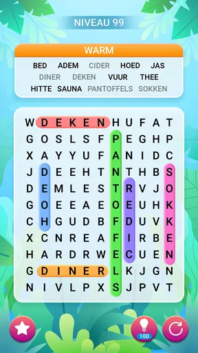 Woordzoeker Puzzel