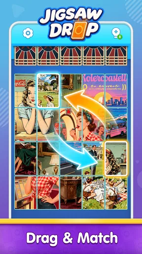 Jigsaw Drop: Solitaire Puzzle