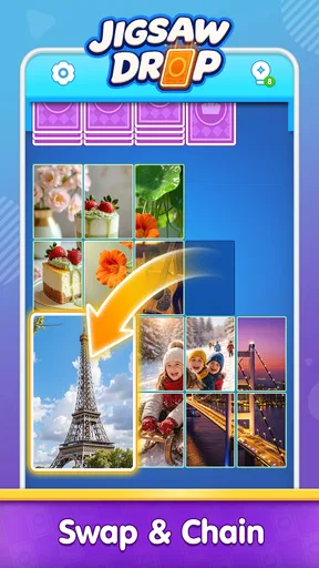 Jigsaw Drop: Solitaire Puzzle