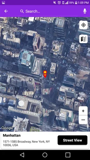 Live Street View - Earth-kaart