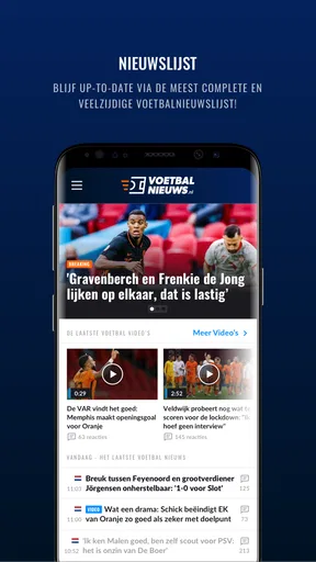 Voetbalnieuws