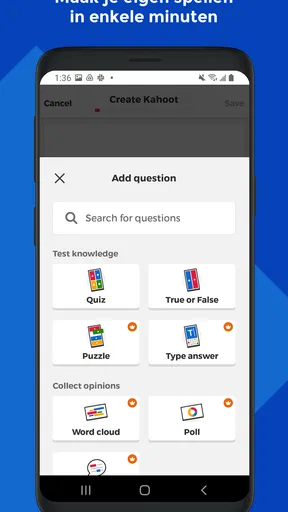 Kahoot! - Maak & speel quizzen