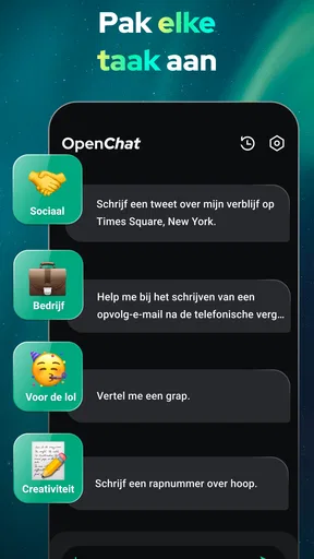 Open Chat - AI bot-applicatie