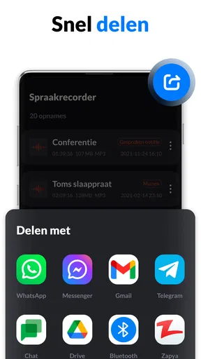Dictafoon en Spraakrecorder