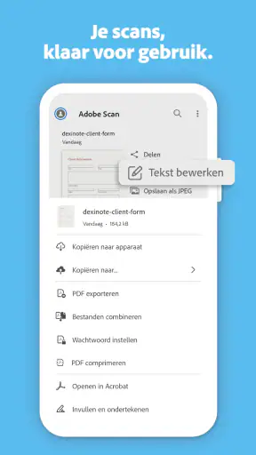 Adobe Scan: PDF- & OCR-scanner