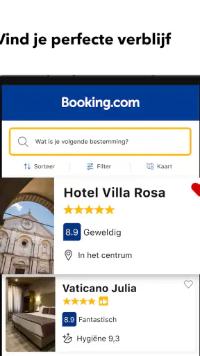 Booking.com Hotelreserveringen